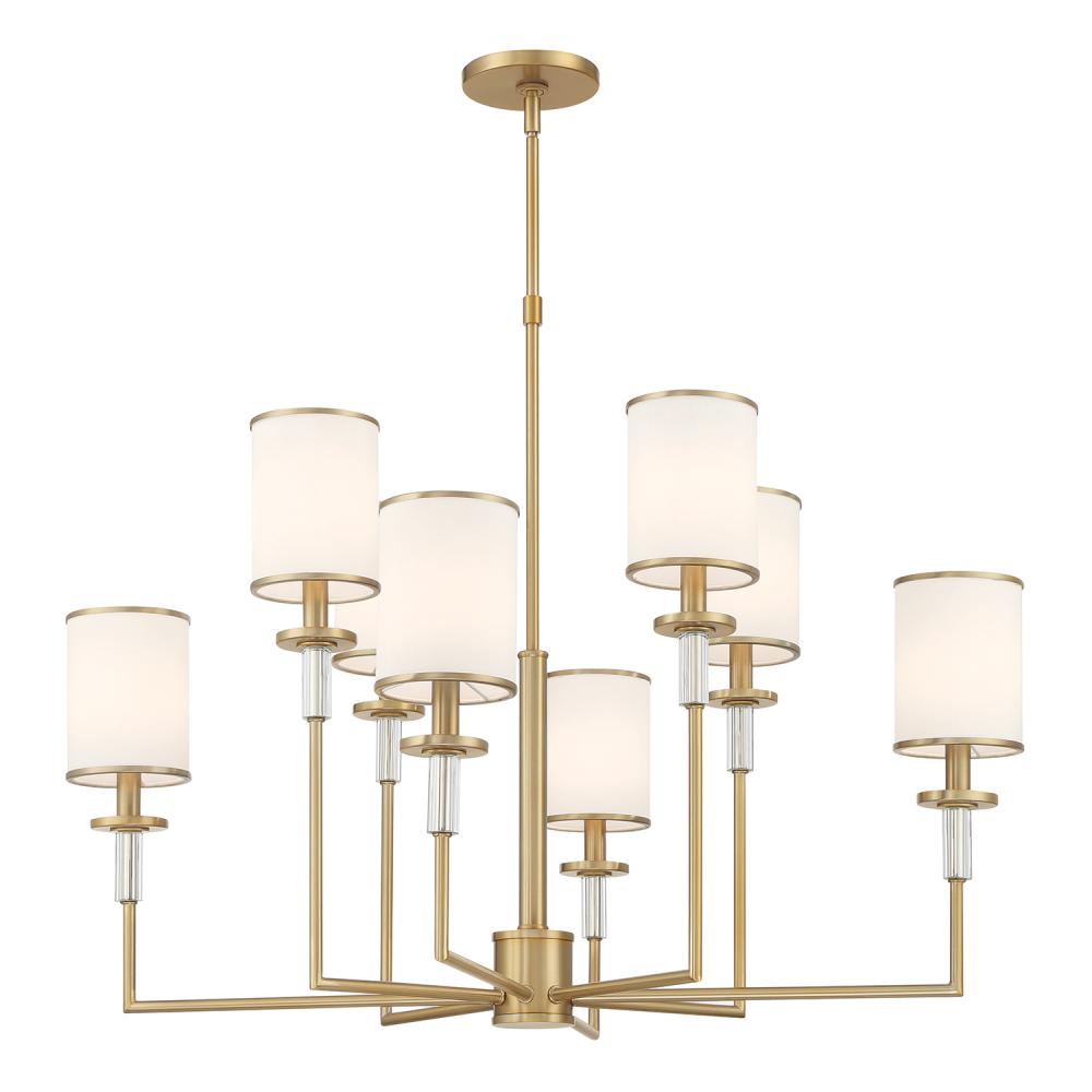 Hatfield 33.25'' Vibrant Gold Chandelier