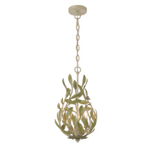Crystorama 565-CT - Broche 9'' Champagne Green Tea Chandelier