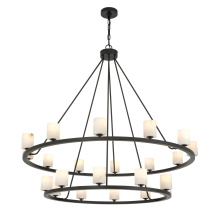 Crystorama ARA-10268-MK-ST - Aragon 46.75'' LED Matte Black Chandelier