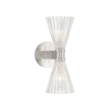 Crystorama LOT-702-PN - Lotus 5.5'' Polished Nickel Sconce