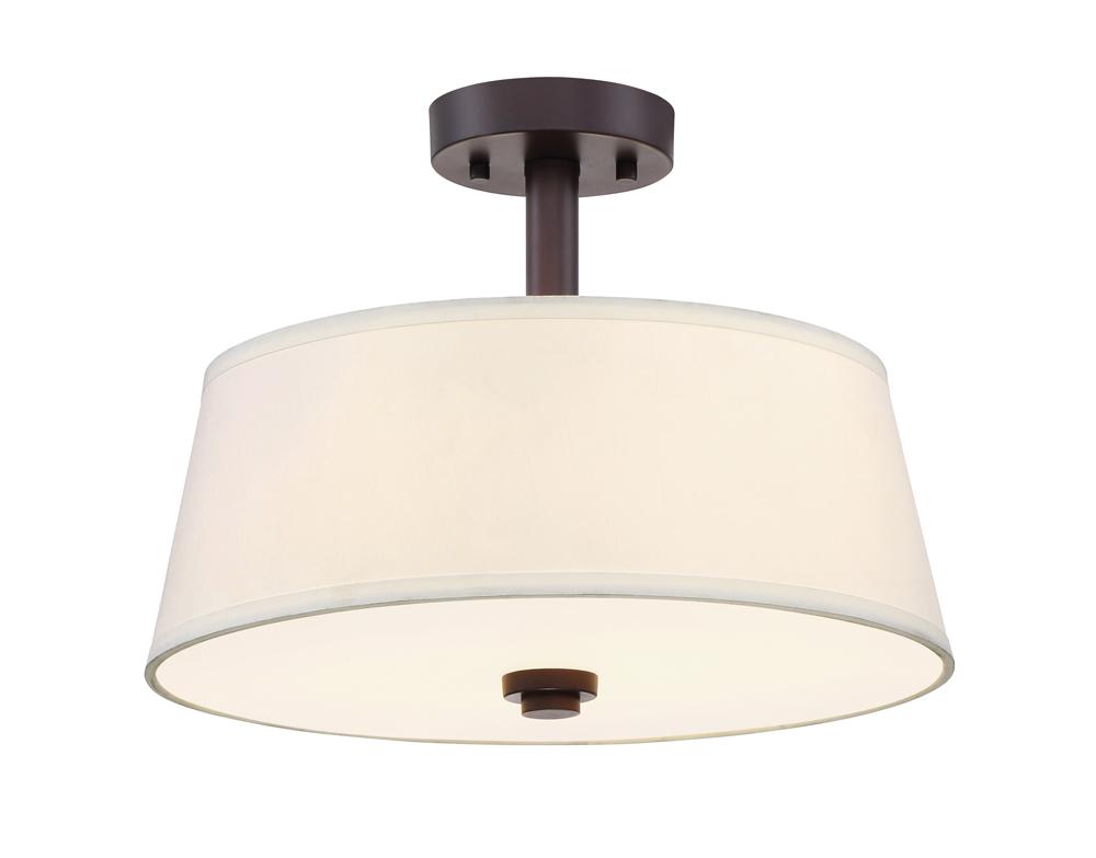 Studio 15" 2-Light Semi-Flush
