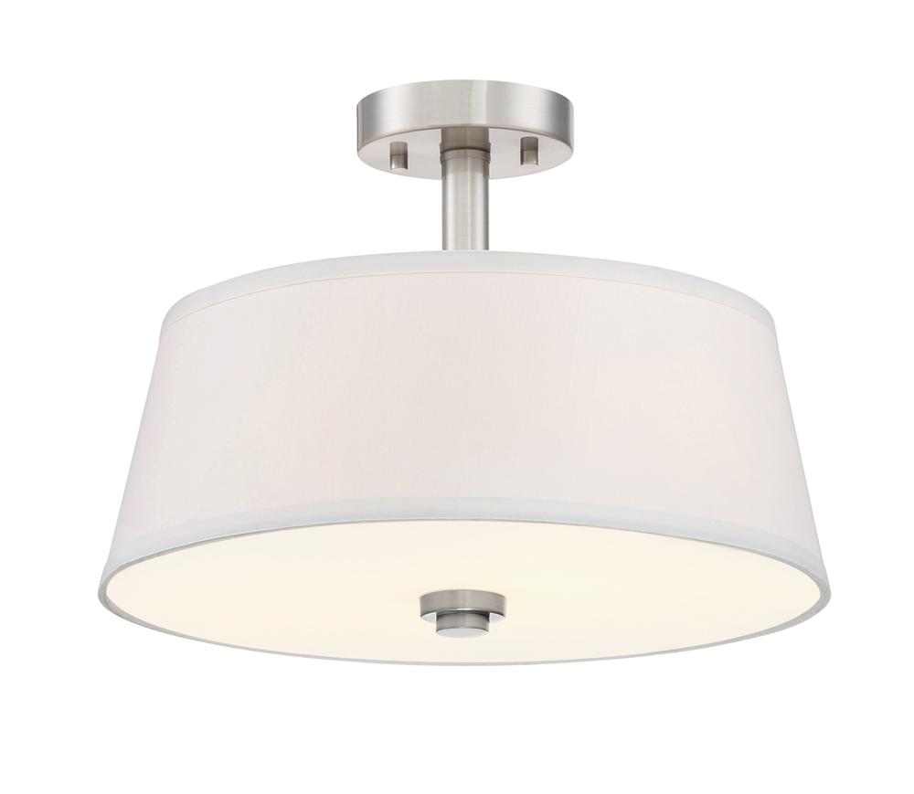 Studio 15" 2-Light Semi-Flush