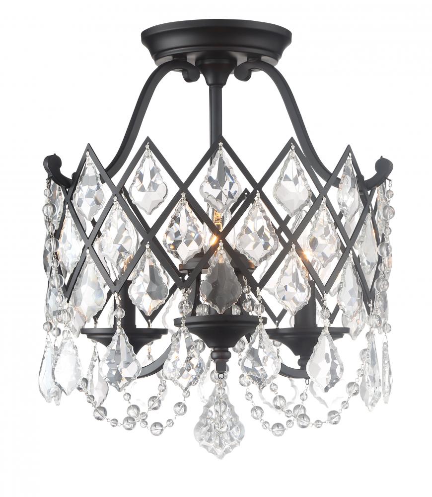 Ravina 3 Light Semi-Flush