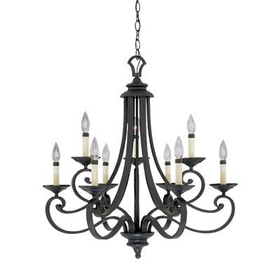Barcelona 27.75" 9-Light Chandelier