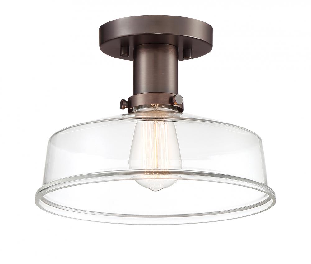 Carson 1 Light Semi Flushmount