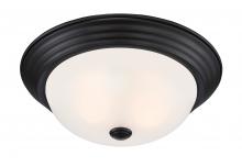 Designers Fountain 1257M-ORB-W - Reedley 13.25" 2-Light Flush Mount