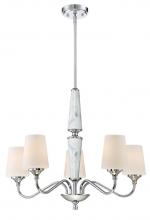 Designers Fountain 88785-CH - Lusso 5 Light Chandelier