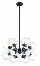 Designers Fountain 912812-SB - Meridian 24.5" 12-Light Chandelier