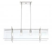 Designers Fountain 93638-PN - Ethan 4 Light Island Chandelier