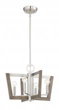 Designers Fountain 93784-SP - Westend 4 Light Chandelier