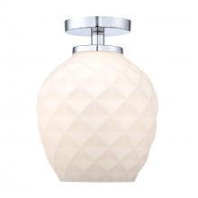 Designers Fountain D289M-SF-PN - Dita 9" 1-Light Semi-Flush