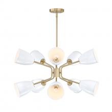Designers Fountain D300M-10CH-BG - Biba 28.5" 10-Light Chandelier
