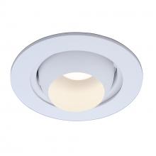 Designers Fountain EVRT205WH - 4" White Eyeball Trim, Max Lamp-R16/40W