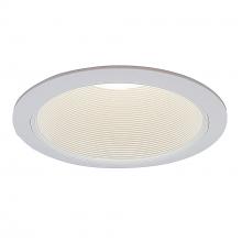 Designers Fountain EVRT634WH - 6" White Phenolic Coilex Baffle, Max Lamp-R30/75W