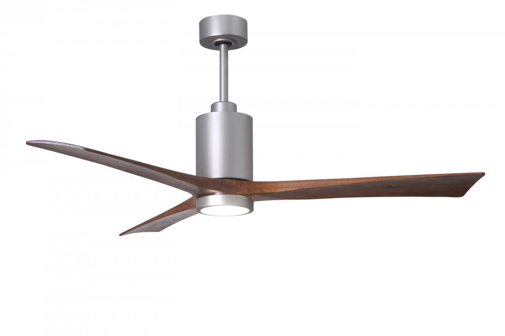 Patricia-3 - 60" Three Blade Ceiling Fan - 5CCT Integrated LED - Brushed Nickel Finish