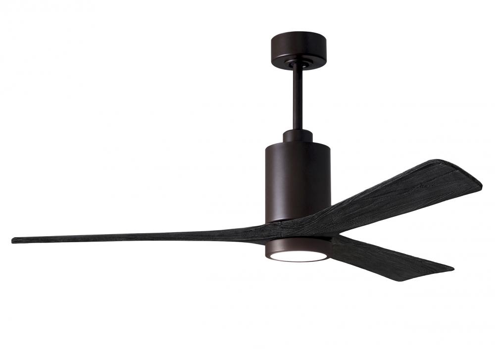 Patricia - 3 - 60" Three Blade Ceiling Fan - 5CCT Integrated LED - Textured Bronze Finish