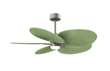 Matthews Fan Company AKTPLK-MWH-PL - Alessandra Tropical - Five Blade Ceiling Fan - 5CCT Integrated LED - Matte White Finish