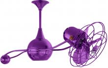 Matthews Fan Company B2K-LTPURPLE-MTL - Brisa 2000 - Rotational Ceiling Fan - Ametista Finish - Metal Blades