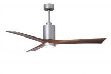Matthews Fan Company PA3-BN-WA-60 - Patricia-3 - 60" Three Blade Ceiling Fan - 5CCT Integrated LED - Brushed Nickel Finish