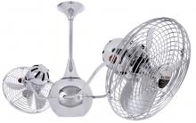 Matthews Fan Company VB-CR-MTL-DAMP - Vent Bettina - Rotational Ceiling Fan - Polished Chrome Finish - Metal Blades