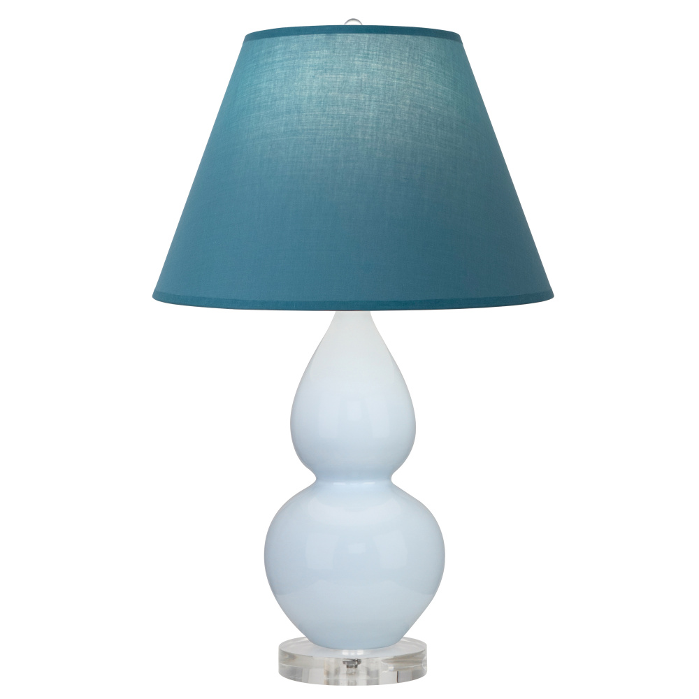 Baby Blue Small Double Gourd Accent Lamp