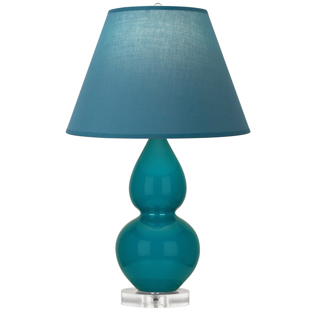 Peacock Small Double Gourd Accent Lamp