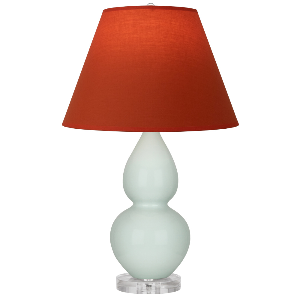 Celadon Small Double Gourd Accent Lamp