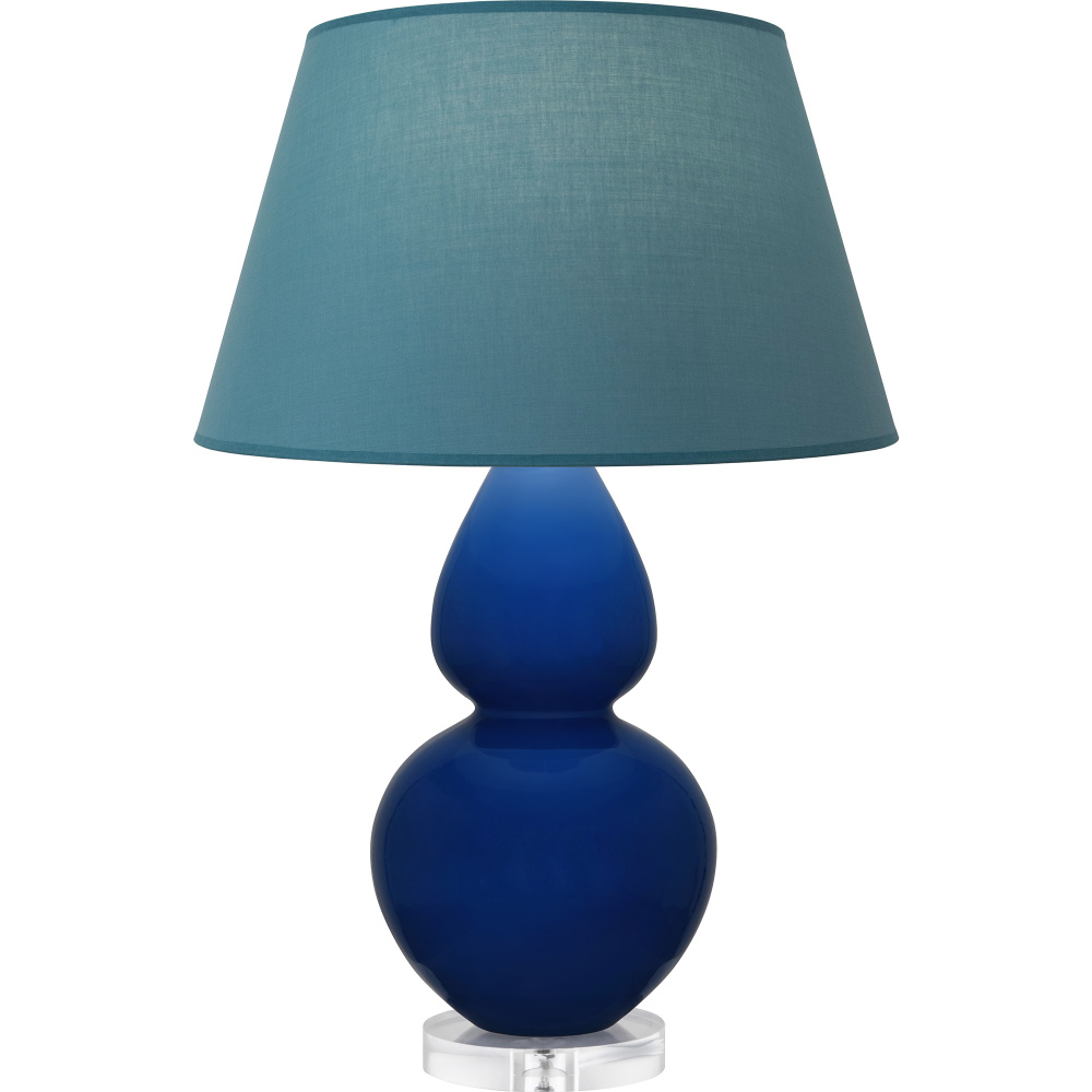 Cobalt Double Gourd Table Lamp