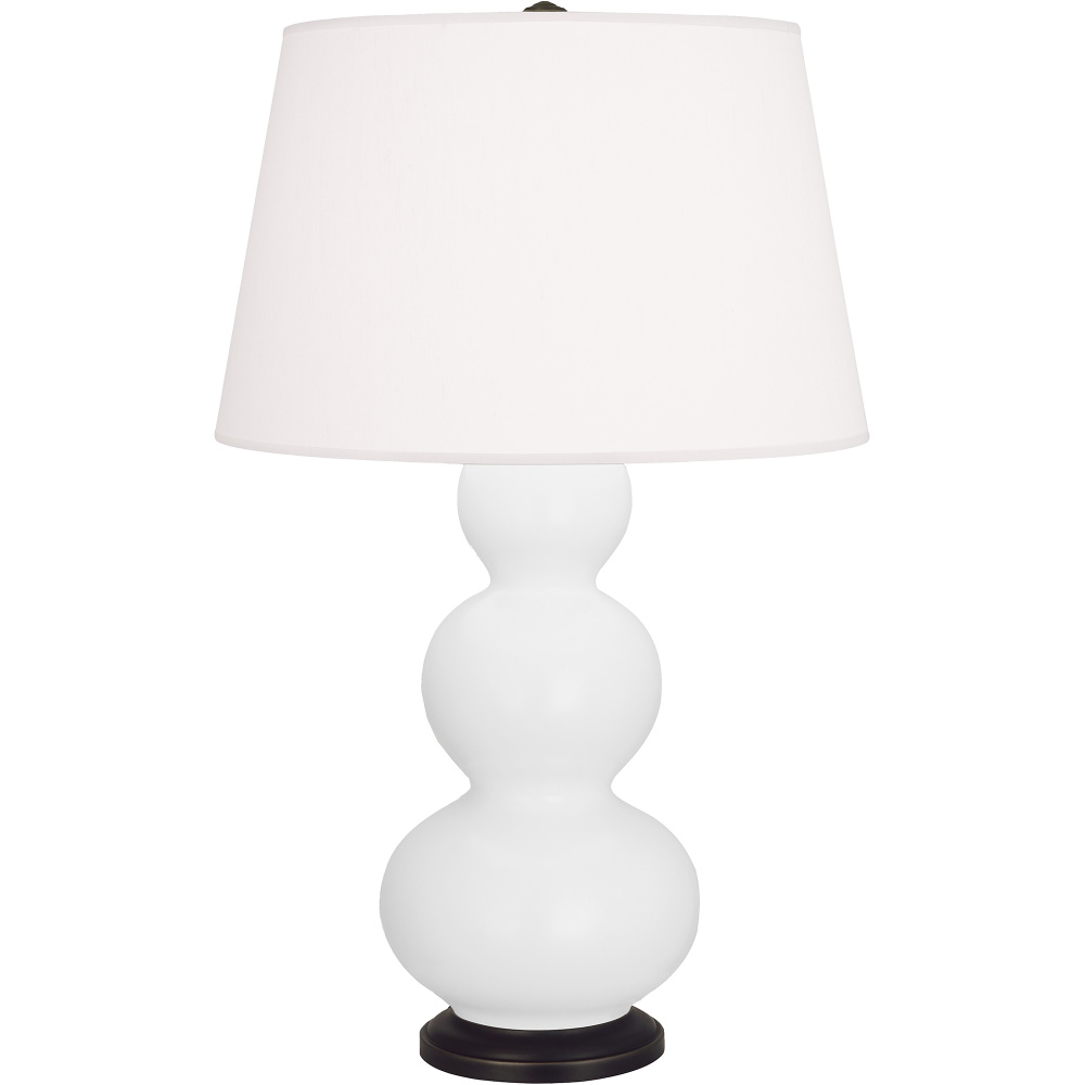 Matte Daisy Triple Gourd Table Lamp