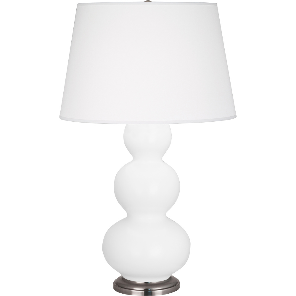 Matte Daisy Triple Gourd Table Lamp