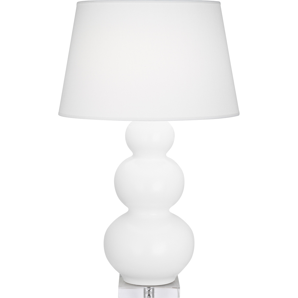 Matte Daisy Triple Gourd Table Lamp