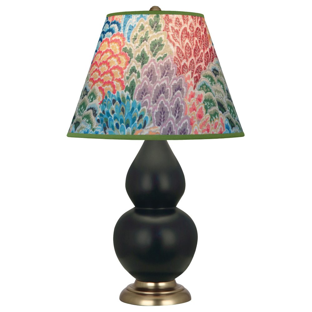 Matte Obsidian Small Double Gourd Accent Lamp