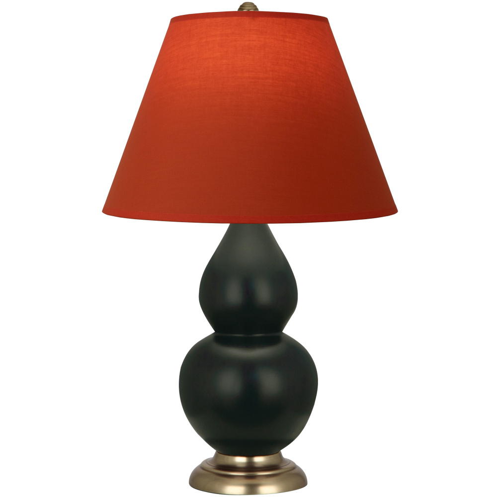 Matte Obsidian Small Double Gourd Accent Lamp