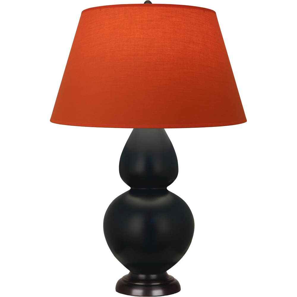 Matte Obsidian Double Gourd Table Lamp