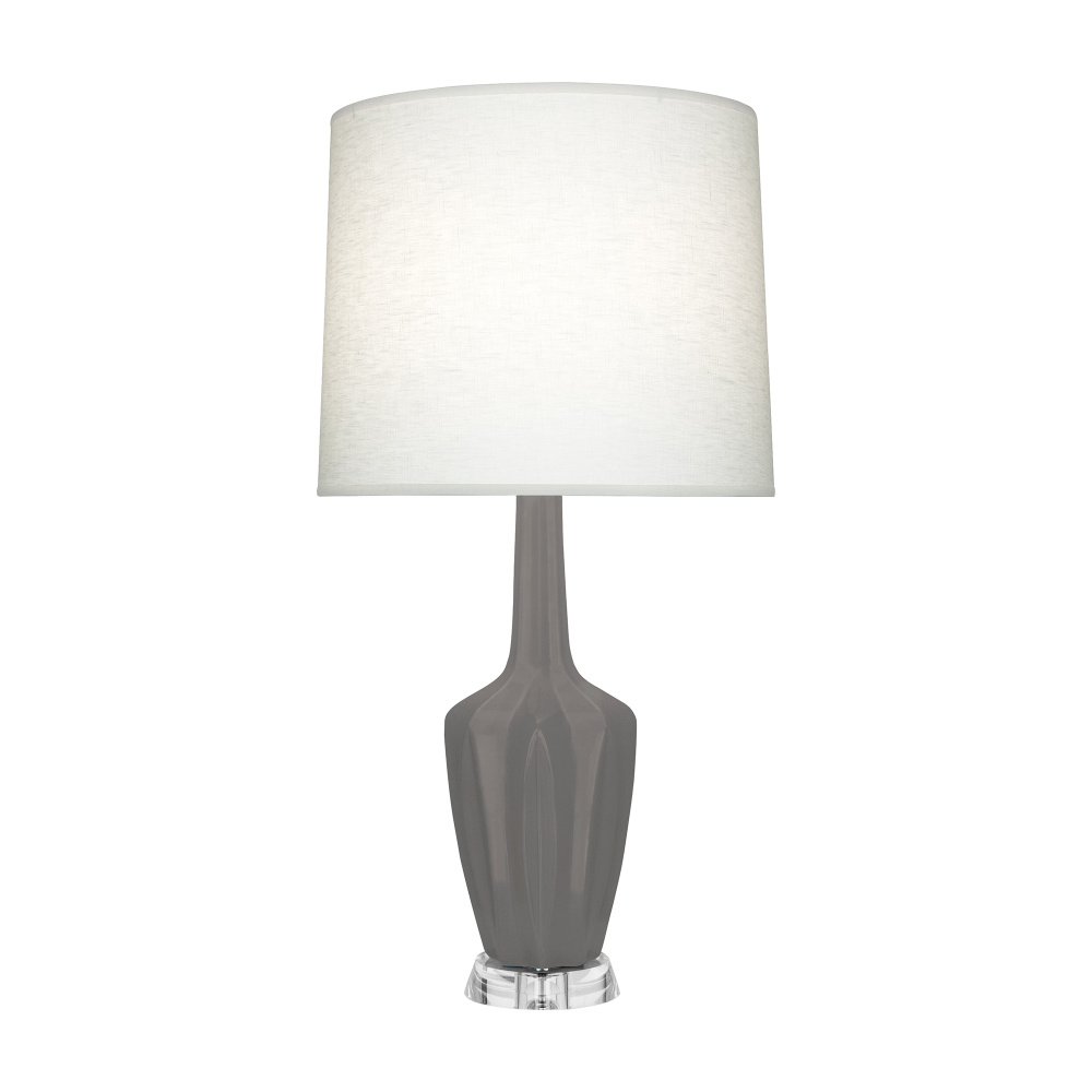 Matte Smokey Taupe Emma Accent Lamp