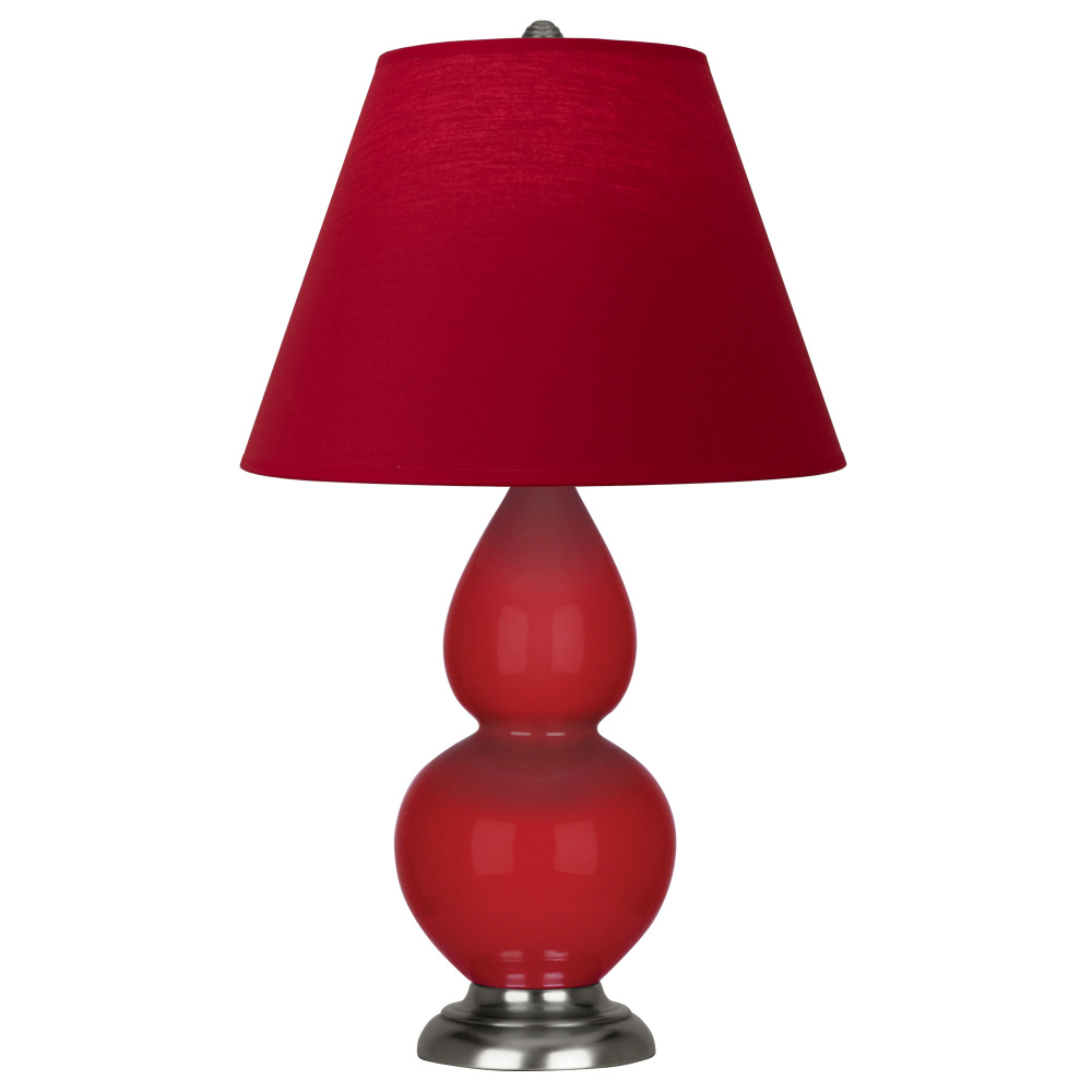 Ruby Red Small Double Gourd Accent Lamp