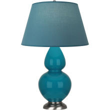 Robert Abbey 1753B - Peacock Double Gourd Table Lamp
