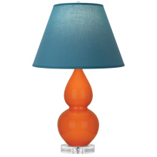 Robert Abbey A695B - Pumpkin Small Double Gourd Accent Lamp