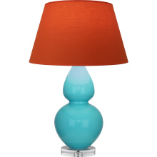 Robert Abbey A741T - Egg Blue Double Gourd Table Lamp