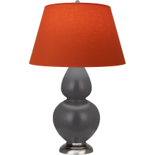 Robert Abbey MCR59T - Matte Ash Double Gourd Table Lamp