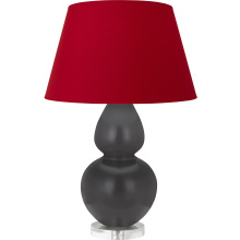 Robert Abbey MCR62R - Matte Ash Double Gourd Table Lamp