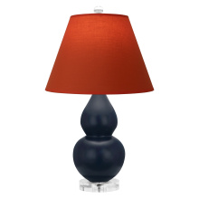 Robert Abbey MMB53T - Matte Midnight Blue Small Double Gourd Accent Lamp