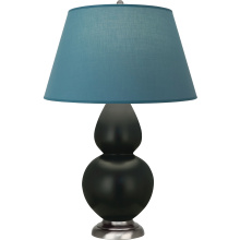 Robert Abbey MOS22B - Matte Obsidian Double Gourd Table Lamp