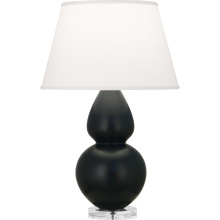 Robert Abbey MOS62 - Matte Obsidian Double Gourd Table Lamp