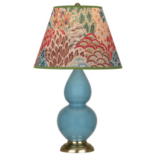 Robert Abbey OB10F - Steel Blue Small Double Gourd Accent Lamp