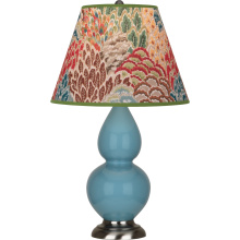 Robert Abbey OB12F - Steel Blue Small Double Gourd Accent Lamp