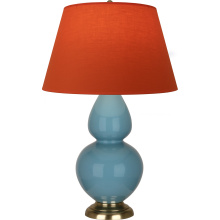 Robert Abbey OB20T - Steel Blue Double Gourd Table Lamp