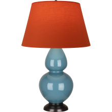 Robert Abbey OB21T - Steel Blue Double Gourd Table Lamp