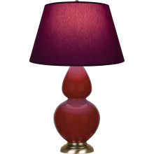 Robert Abbey OX20P - Oxblood Double Gourd Table Lamp