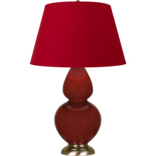 Robert Abbey OX20R - Oxblood Double Gourd Table Lamp